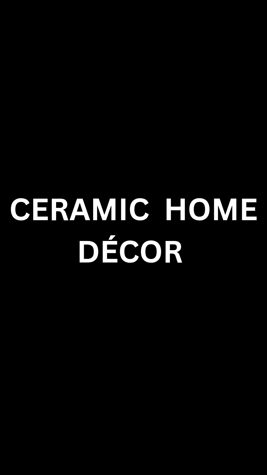Ceramic Home Decor