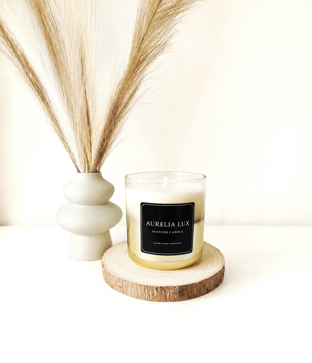 Aurelialux Large Gold Ombre 60hr Scented Candle
