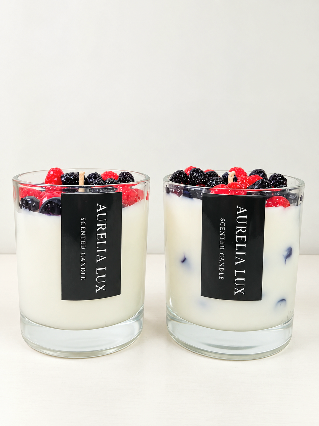 Aurelialux 220g Soy Scented Candle Vanilla Berry Blast