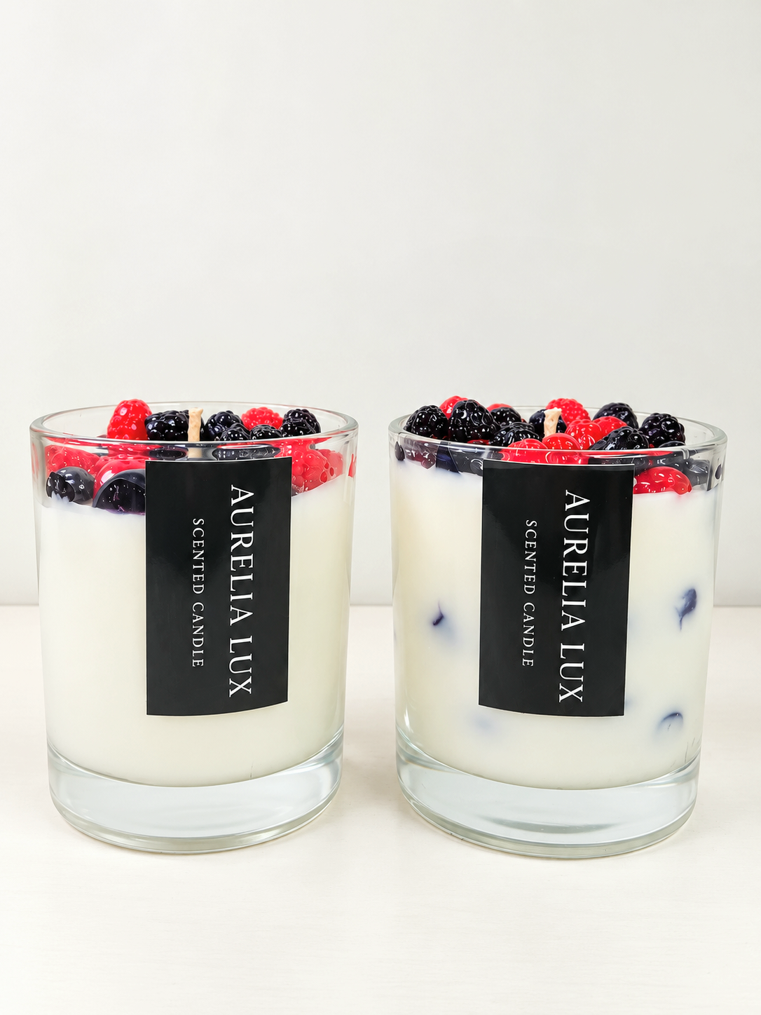 Aurelialux 220g Soy Scented Candle Vanilla Berry Blast