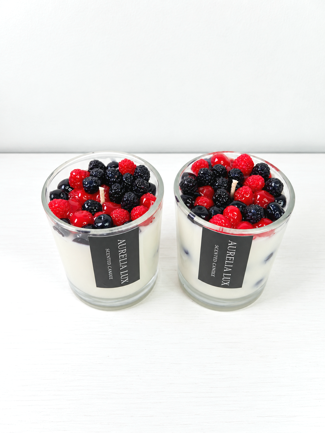 Aurelialux 220g Soy Scented Candle Vanilla Berry Blast