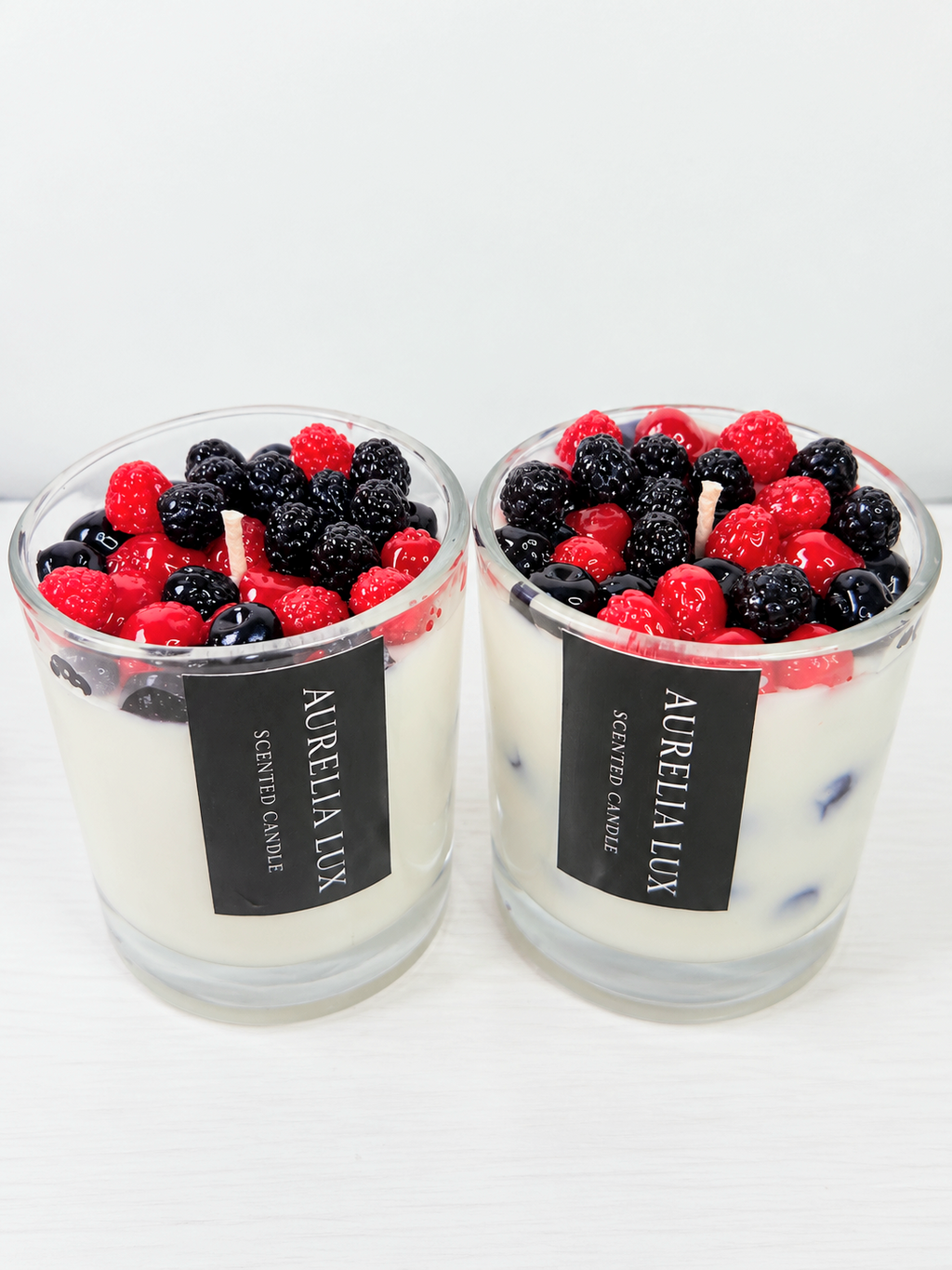 Aurelialux 220g Soy Scented Candle Vanilla Berry Blast