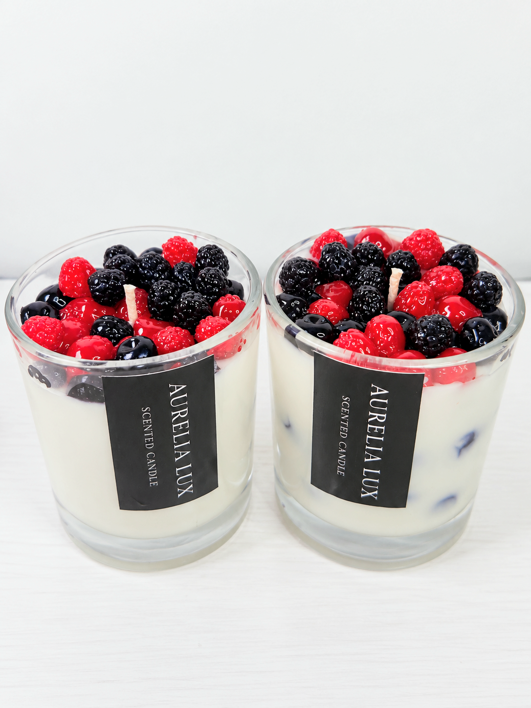 Aurelialux 220g Soy Scented Candle Vanilla Berry Blast
