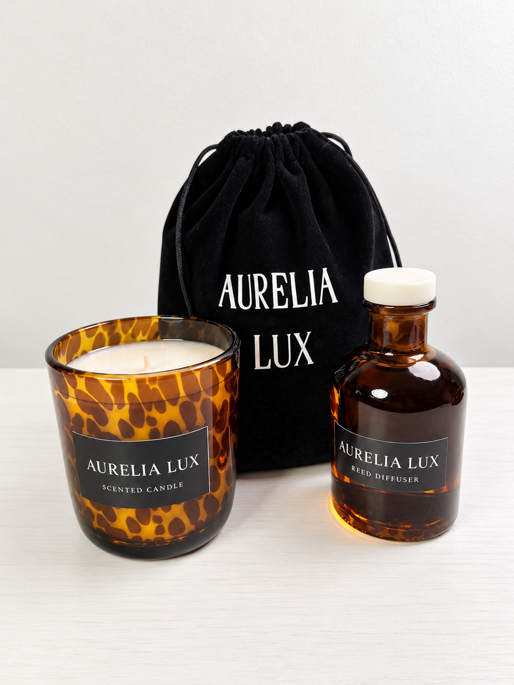 Leopard Luxury Home Fragrance Gift Set | AURELIA LUX