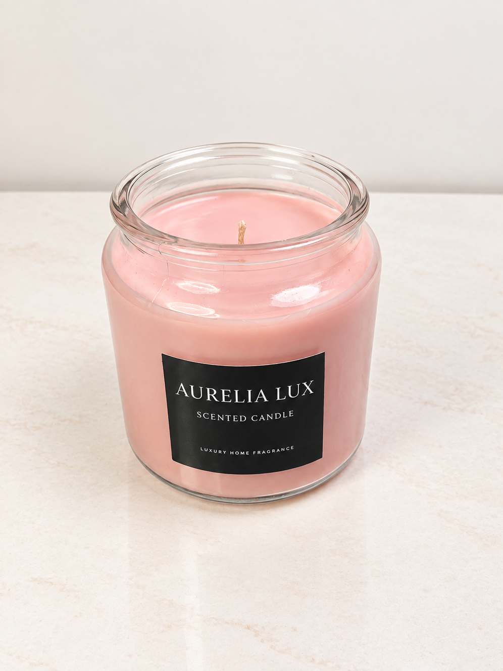 Aurelia Lux Traditional Scented  Candle - Cotton Candy