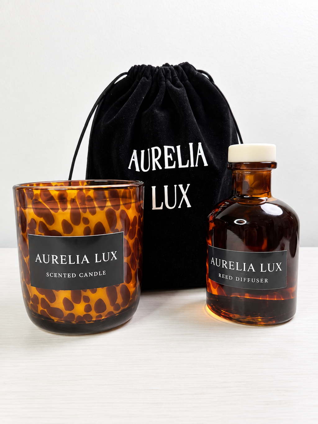 Leopard Luxury Home Fragrance Gift Set | AURELIA LUX