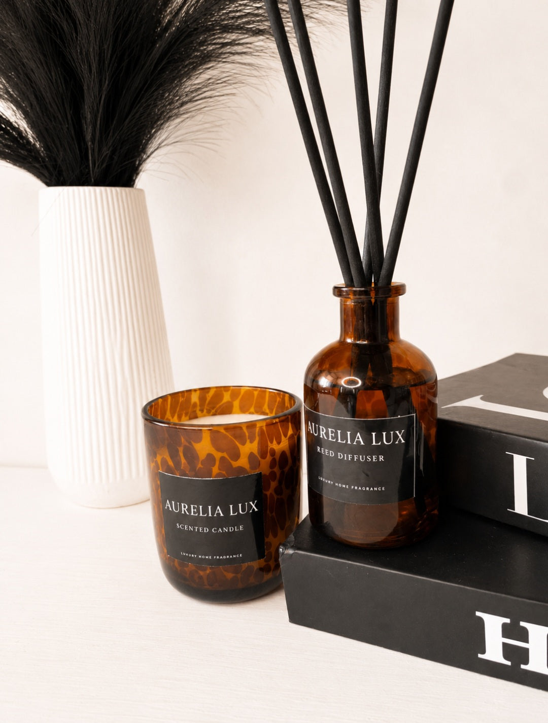 Leopard Luxury Home Fragrance Gift Set | AURELIA LUX