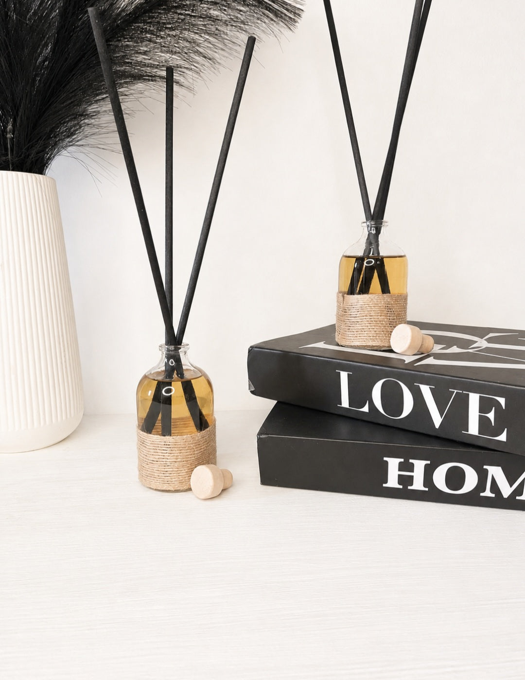 Aurelialux 100ML Rattan Wrapped Natural Reed Diffuser | Home Fragrance