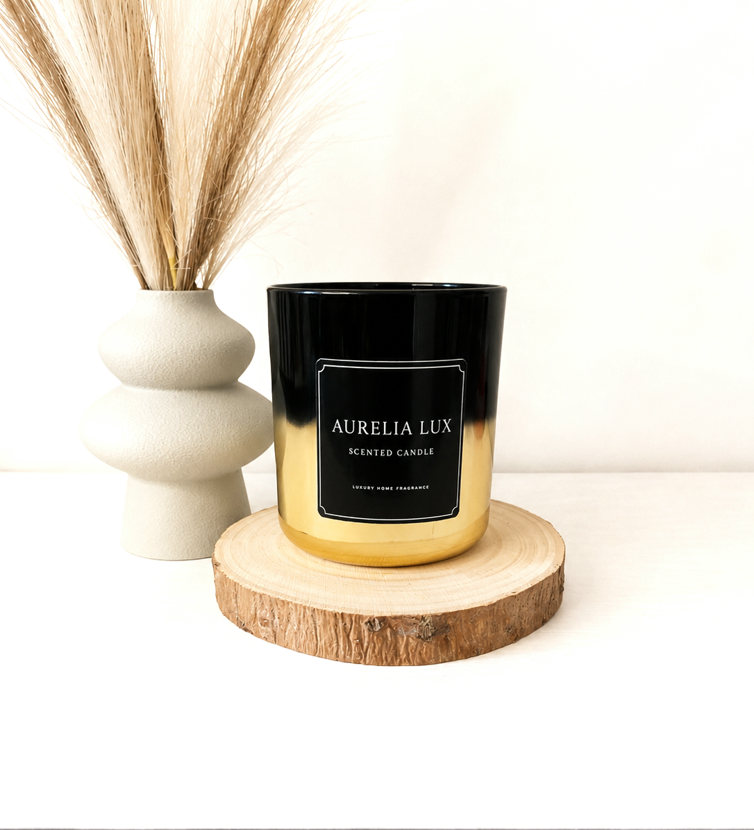 Aurelialux Large Gold Ombre 60hr Scented Candle