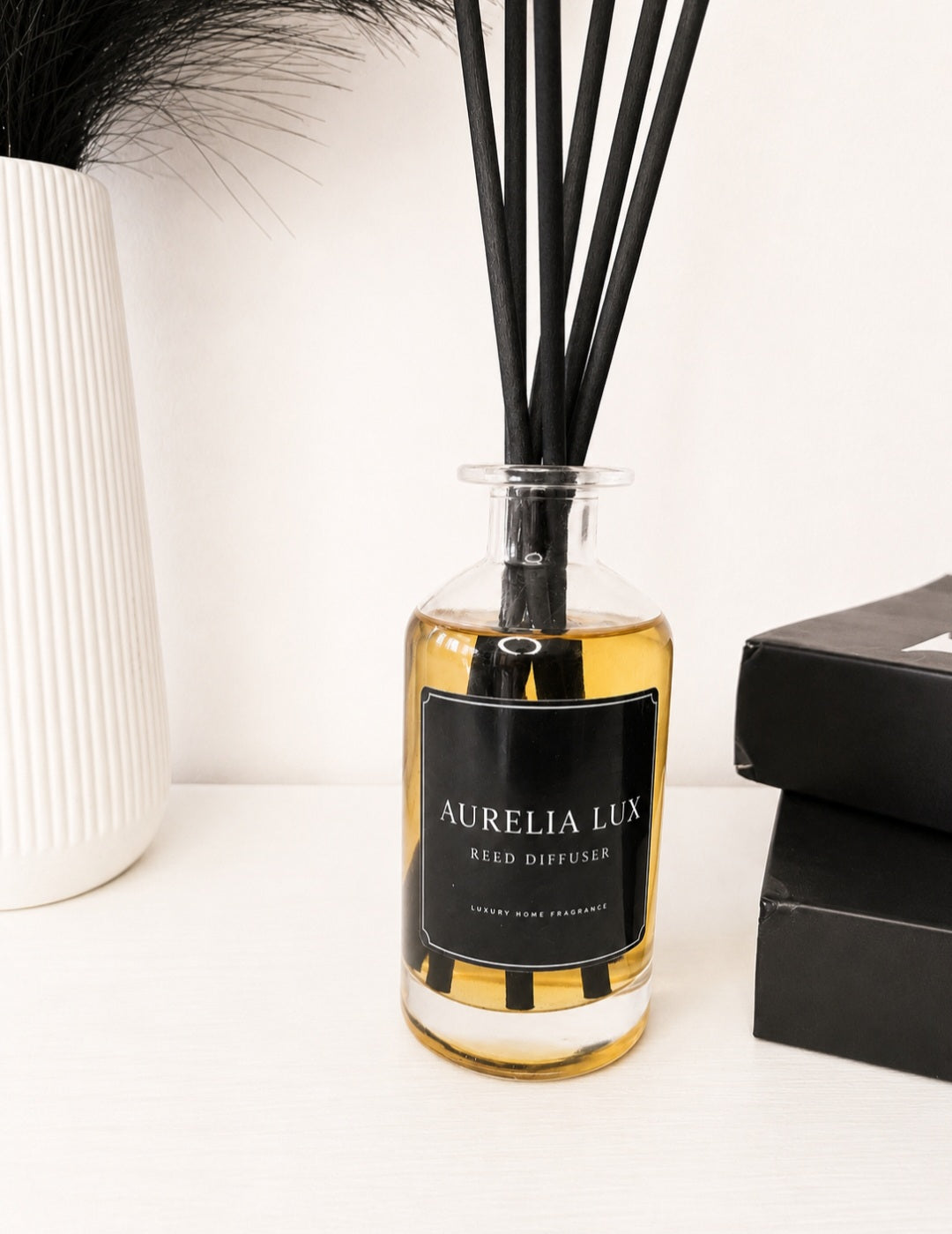 Aurelialux 250ML Long Lasting Natural Reed Diffuser